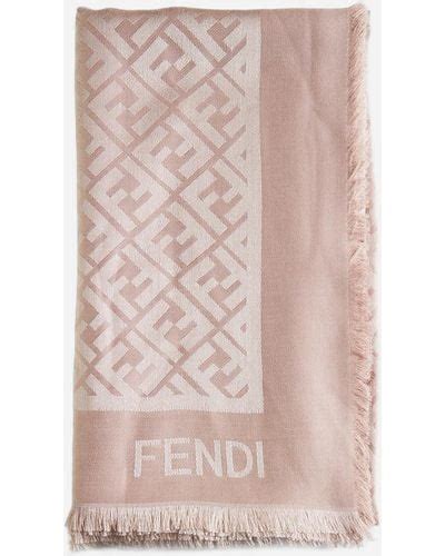 Pink Fendi Scarves and mufflers for Women 